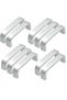 (64 mm), 10 mini aluminum kitchen cabinet door handles, suitable for cabinet drawers and bedroom furniture pulls.
