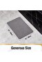 Non-slip shower mat, 60x40cm non-slip bathroom mat, with drain holes, quick-drying, gray. - 6