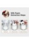 Portable espresso machine, pressure 13-18 bar, cup capacity 120 ml, water tank capacity 80 ml, suitable for various scenarios, white. - 3
