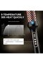 Curling iron, 200°C, 9 temperature settings, negative ions, healthy hair care, black. - 2