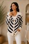Women's Pattern Detailed Buttoned Front Slim Fit Knitwear Cardigan