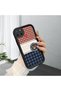 Realme C25/C25S Compatible Cute Bear Protective Case, Mix of Plaid and Lines, Impact Blocking