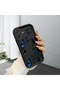 Samsung Galaxy A07 4g Compatible Blue Butterfly Pattern Matte Silicone Case, Stylish Design