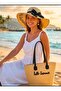 Summer Beach Straw Bag and Hat Double Set (Bag Dimensions 30*30*12 cm) - 3