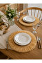 Handmade Raffia Supla Set of 2 40 cm Bohemian American Service Table Decoration - 3