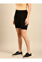 Black Knit Viscose Blend Cycling Shorts - 3