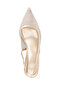 Embellished Slingback Kitten Heel Pumps - 4