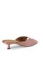 Square‑Toe Mid Heel Mule Sandals - 3