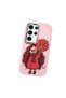 Samsung Galaxy S23 Ultra Compatible Case Camera Protector Pink Silicone Couple Phone Case Girl Patterned - 3