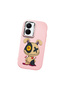 Vivo Y16 Compatible Case Camera Protector Pink Silicone Couple Phone Case Character Patterned - 3