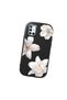 Samsung Galaxy A51 Compatible Case Camera Protective Black Silicone Couple Phone Case with Floral Pattern - 3