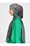 Retro Patterned Shawl - Mint - 2