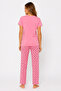 Women's summer short sleeve sweet dreams pajama set - 3