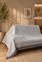 180X300 Sofa Cover with Tassels Covering the Arms