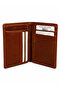 Genuine Leather Vertical Tan Color Men's Wallet with Gift Box Mcz3040 - 3