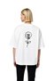 Women's Oversize T-Shirt Minimalist Abstract Floral Heart Leaf Print Relaxed Fit Casual Modern Stylish