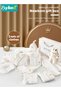 20PCS Newborn Baby Gift Set, Newborn Layette Gift Set for Boys and Girls, Babies Essential Clothes Accessories with Baby Blanket, 100% Premium Cotton, for Spring Summer Autumn Winter Four Seasons - 2