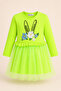Girl's Dress Floral Stones - 4