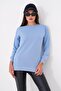 Women's Crew Neck Sweatshirt with Slit Detail 255261 - 265043 - 3