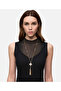 Pendant with Dangling Chain and Rhinestones - 2