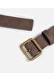 Belt with Textured Metal Buckle - 3