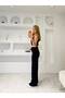 Modal Textured High-Waisted Pants - 2