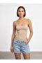 32730 Lace Detailed Strappy Bodysuit-Stone