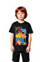 Superhero Retro Text Printed Children's T-Shirt