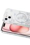Onegif Apple iPhone 15 Misk Simli Magsafe Cover - Pattern 3 - 2