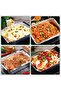 Disposable baking molds (50 pieces), aluminum foil grease drip tray, suitable for barbecues, camping, and parties. - 4