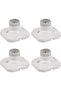 E27 LED bulb socket white 220-250V.