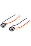 2 P21 5W brake bulb sockets. - 3