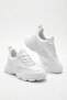 Zrk-X707 High Quality White High Sole Lace-Up Exclusive Men's Sneaker