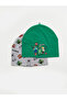 Peak New Season Green Printed Baby Boy Beanie 2-Pack