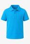 Children's Unisex Turquoise 2-Piece Polo Collar School T-Shirt Set Short Sleeve + Long Sleeve 100% Cotton Lakos Fabric - 4