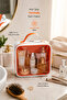 Transparent Makeup Bag Large Size Cosmetic Bag, Travel Organizer Bag - Water-Resistant Portable