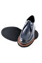 Eva Sole Navy Blue Genuine Leather Lace-Up Casual Men's Shoes - E4248 - 5