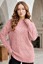 Patterned Knitwear Sweater R4514 Pink - 2