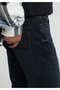 Slim Fit Men's Blue Black Denim Jean Trousers - 6