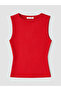 Vizyon New Season Red Crew Neck Women's Undershirt - 5