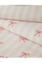 Ribbon Glow Easy-Iron Single Duvet Cover Set 160X220 cm Pink - 4