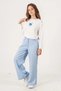 Girl's Nova 301 Linen Palazzo City Style Linen Trousers 2581 - 2
