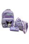 Set of 3 Animated Themed Primary School Lunch Bags with Pencil Holder Lunch - 2