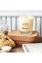 شمعة معطرة من مزيج شمع العسل على شكل خلية نحل، قطعة واحدة، برائحة الفانيليا الفرنسية - 3