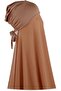Instant Chiffon Hijab with Tie Back Under Cap Solid Color Soft Chiffon Scarf With Hijab Inner Caps F