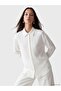Textured Oversize Women's Shirt (W6) - 2