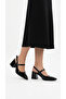 Tegda Black Patent Leather Heeled Shoes Black