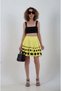 Yellow Polka Dot Mini Skirt - 4