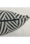 bedrooms black white Bohemian-style decorative cushion cover knit adorned arrow patterns square design suitable sofas living rooms 45x45 cm - 2