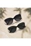 Cat Eye Sunglasses Pink Tortoise Acetate Frame Polarized UV Protection Brown Lens Category 3 - 6
